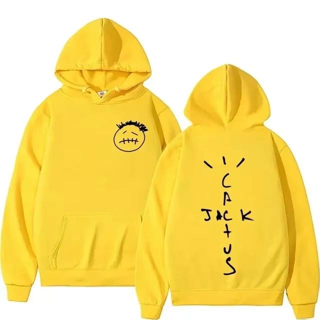 2025 Rapper Cactus Jack Music Album Hoodie Wo Fashion High Street Personality Sweatshirt Vintage Hip Hop Pullove