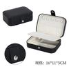 Portable Jewelry Box Jewelry Organizer Display Travel Jewelry Case Boxes Button Leather Storage Zipper Jewelers