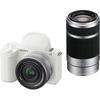 Sony Mirrorless Camera with Interchangeable Double Zoom Lens Kit SELP16502 SEL55210 and WQ ZV-E10M2 APS-C Lens, (Includes + Lenses), Windscreen,