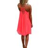 Sexy Women's Summer Casual Sleeveless Strap Backless Beach Dress for Evening Party