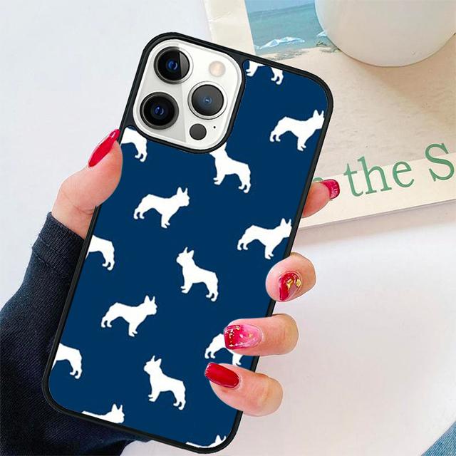 Чехол-маска для щенка французского бульдога Frenchie для iPhone 17 Air 15 16e 14 13 12 Pro Max 11 Pro Max Plus