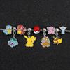 Браслет с Пикачу для Женщин, Милый Мультяшный Кулон, Металлический Эмалированный Браслет-Шарм, Модные Украшения, Браслет на Руку, Подарки