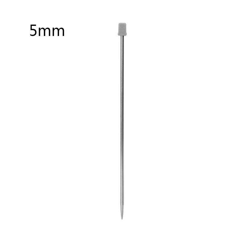25cm/35cm Knitting Needles Stainless Steel Crochet Hook Tool Single Pointed Knitting Needles