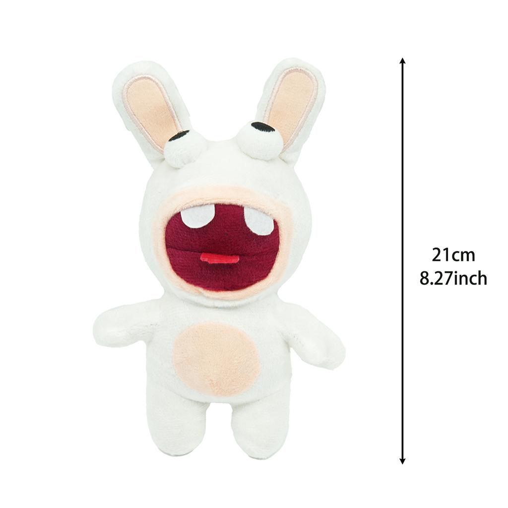 TreasuringU 21cm Rabbit Plush Toys Crazy Rabbit Stuffed Doll Cute Animals Game Plushies Birthday Gift