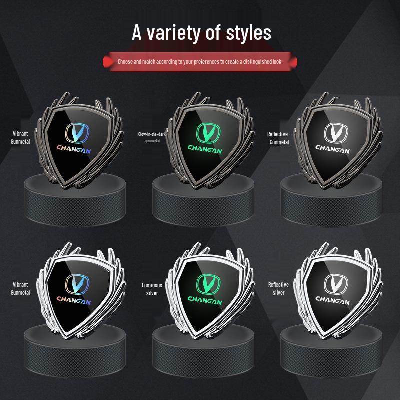 Металлическая эмблема на боковое стекло для Changan CS75 Eado CS55 CS35 Plus, наклейка с логотипом автомобиля