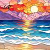Vibrant Shadow Art Jigsaw Puzzle Suncatcher DIY Puzzles Acrylic Sun Catcher Stained Glass Window UV Printed Hanging Ornament for Home Garden Decor