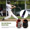 Силиконовый чехол для бейсбольной биты Bat Knob Taper, чехол для бейсбольной биты Slowpitch Softball Bat Grip Taper, абсорбирующая лента для бейсбольной биты для улучшенной защиты хвата