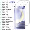 3PCS Tempered Glass For Samsung Galaxy S24 S23 S22 Plus S21FE A04 A14 A54 A34 A15 A25 A05S A35 A55