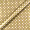 1 Roll of Polka Dot Pattern Wrapping Paper with Gold Print Design, Suitable for Birthday, Festival, Wedding, Party