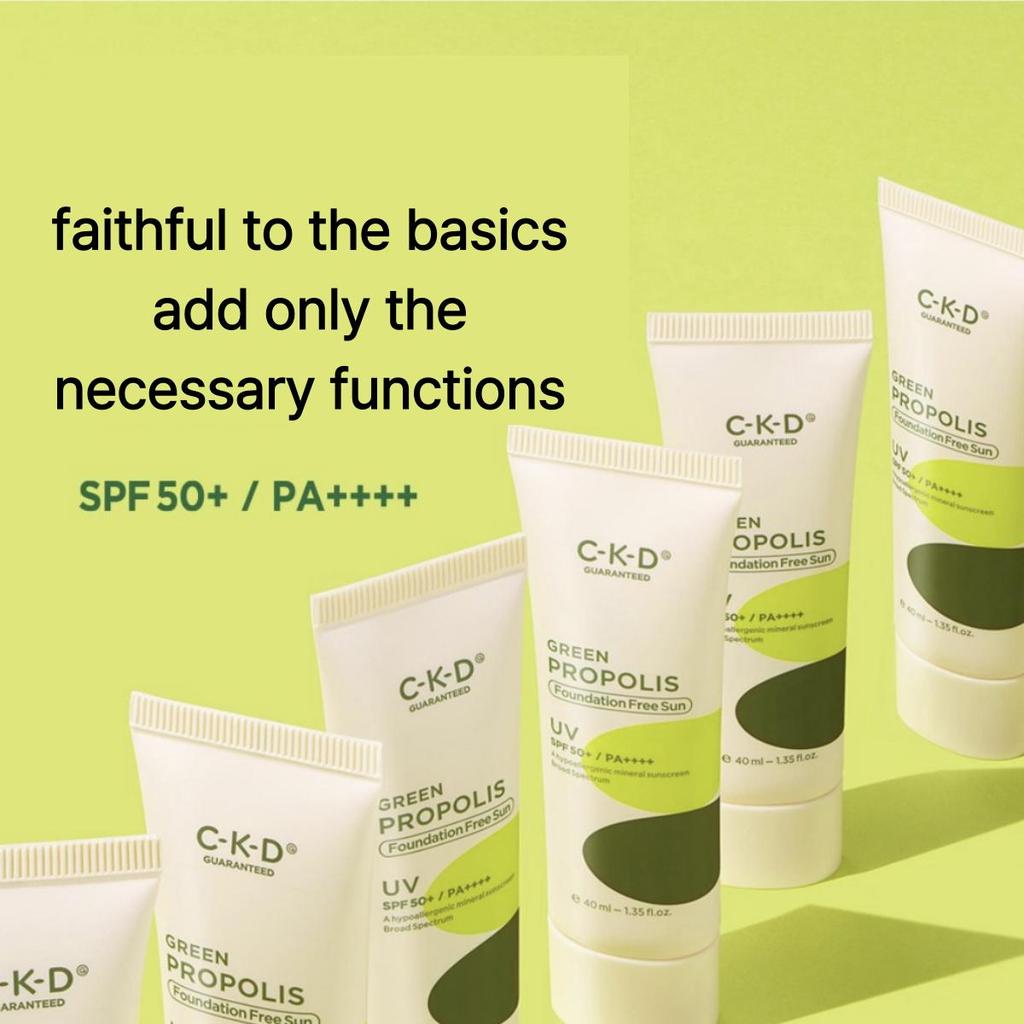 CKD Зеленый Прополис Тональный крем Солнцезащитный SPF50+ PA++++ 40мл