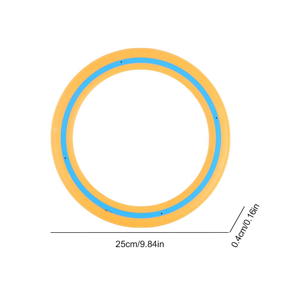 2-4PCS 25cm Flying Disc Portable Sports Play Discs Versatile Throwing Catching Disc Outdoor Flying Disc Toy for Beach Backyard