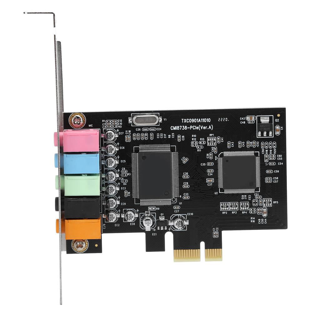 Pcie 5.1 Channel Sound Card 6 Channel O Card CMI8738 Chip with CD Accessories