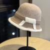 Korean Style Color Matching Autumn and Winter New Hats for Women Fashionable Mom Fisherman Hats Winter Versatile Basin Hats Trendy Warm Bucket Hats