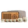 Simple Premium Tea Set Cute Panda Ru Kiln Home Office Teapot Portable