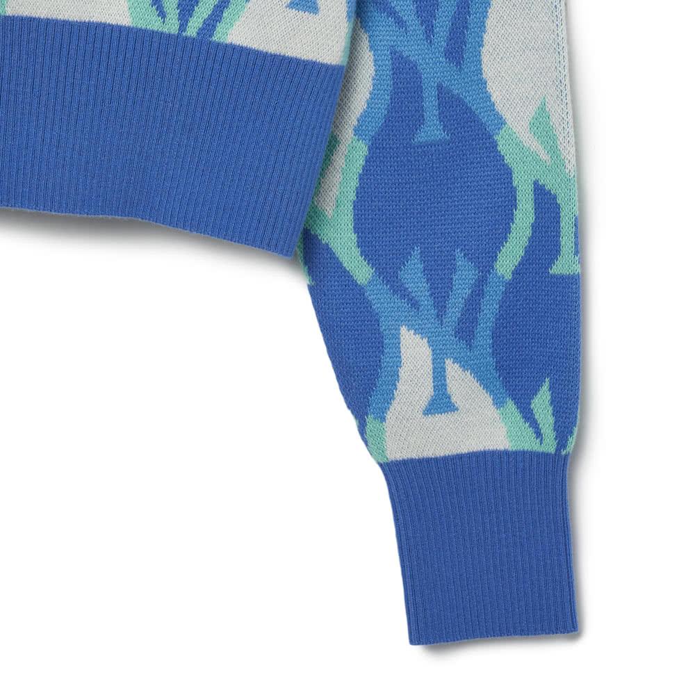 Новый трикотаж MLB New York Yankees Женский светло-голубой 3FKCM0331-50CBL