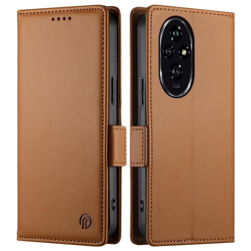 DF-010 For Honor 200 5G Wallet Case PU Leather Stand Phone Cover