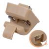 2pcs Nylon Sun Visor Clip Holders For Mercedes W201 W123 W124 W126 W140 W201 Parts Accessories Beige, Grey