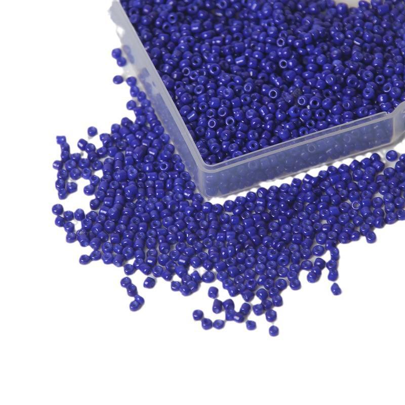 Прочные стеклянные бусины 2 мм различных однотонных цветов для изготовления украшений своими руками