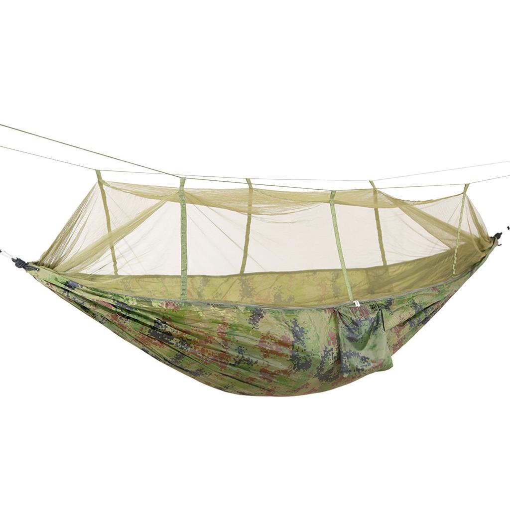 Outdoor Camping Double Green Sky Tent Hammocks With Mosquito Net