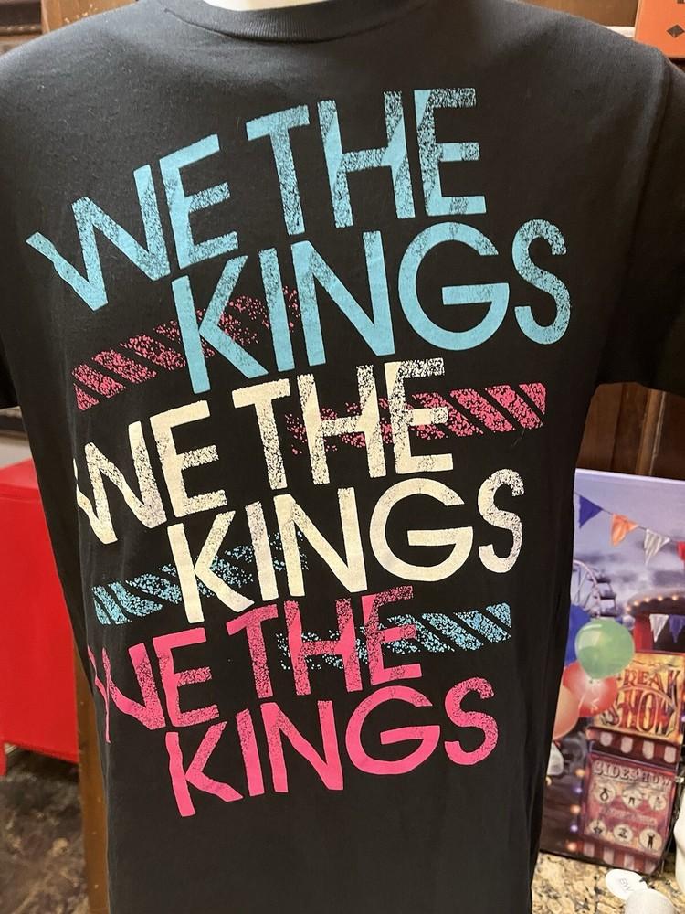 We The Kings Emo Pop Punk Band Rock Black Short Sleeve Scene t-shirt black Small