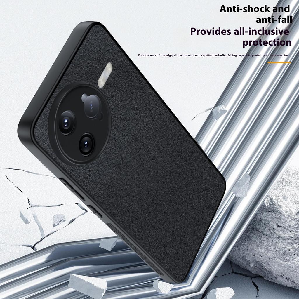 For Xiaomi Redmi K80 5G/Poco F7 Pro 5G Case PU Leather Coated PC + TPU Anti-Drop Phone Cover