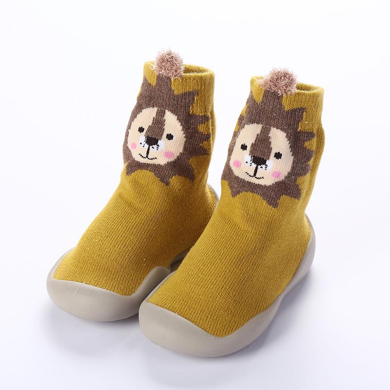 Spring and Fall Models of Children's Floor Socks Baby Silicone Soft Sole Floor Shoes Baby Indoor Non-slip Toddler Shoes