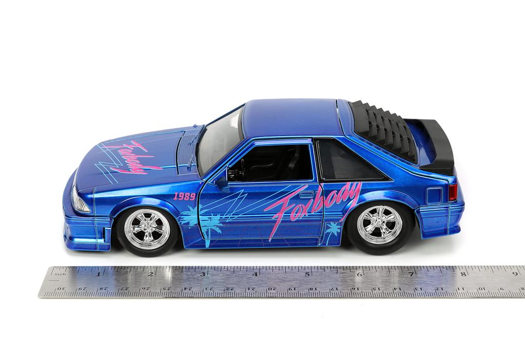 JADA TOYS 1:24 I LOVE THE 1980's 1989 FORD MUSTANG GT Minicar