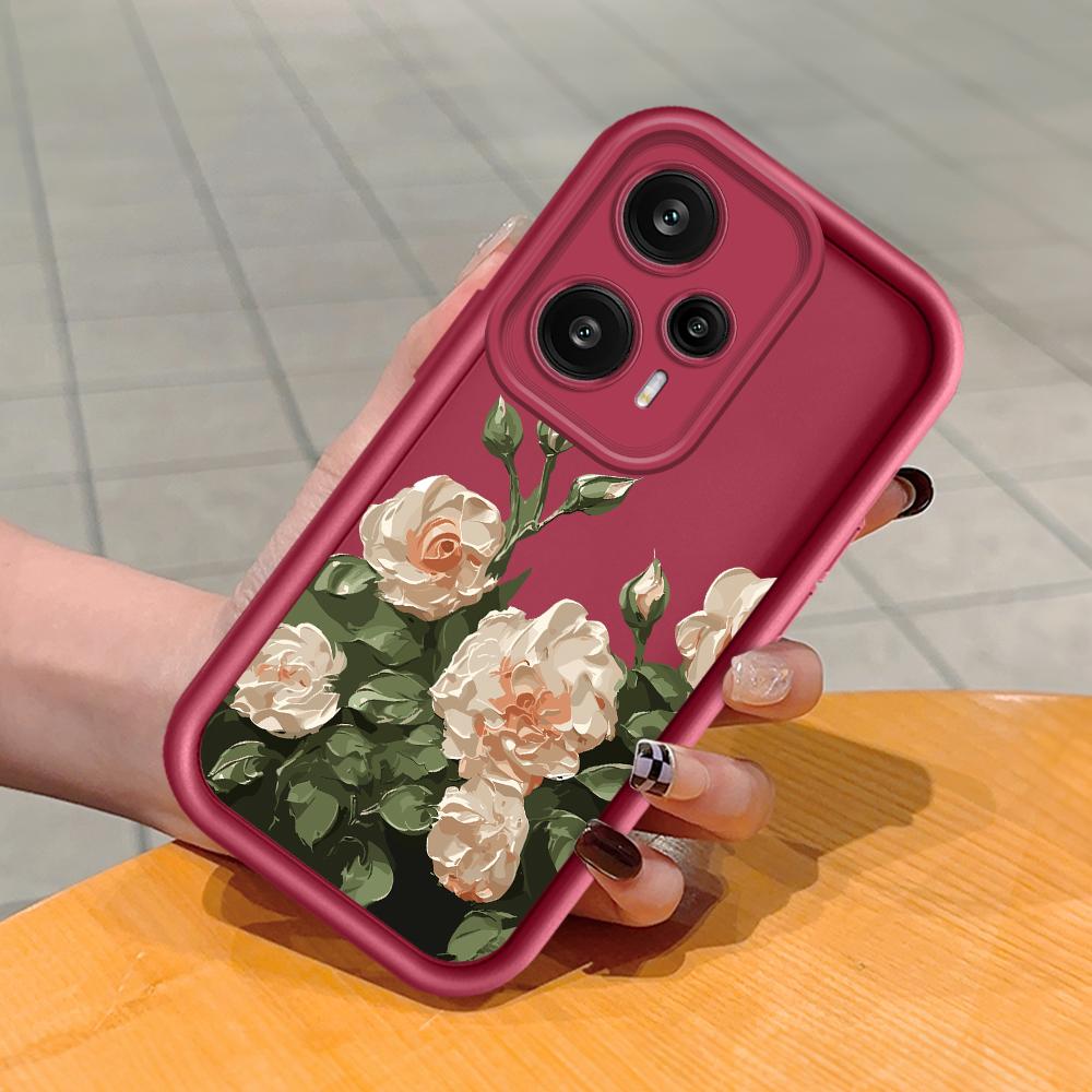 Мягкий силиконовый квадратный чехол с рисунком лестницы для телефона, полное покрытие, противоударный защитный резиновый чехол для камеры для Xiaomi Redmi