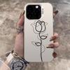 Черная Роза с Бабочками Арт Чехол для Телефона для Серии iPhone 17 16 15 14 13 12 11 Pro Max Plus Двухслойная Защита