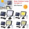 800MAH LED Split Solar Wall Light 3 Waterproof Motion Sensor Solar Lamp Outdoor Garden Street Security Remote Lamp