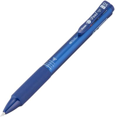 Шариковая ручка Pentel Feel Metallic Blue BXCB35MC Корпус 3-цветная размер 19x14x149мм/Ширина линии 0.5мм/13г