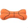 Fdit Pet Dog Toys Bite-resistant Squeeze Latex Bone Puppy Chew Toy Teeth Cleaning(Basketball)