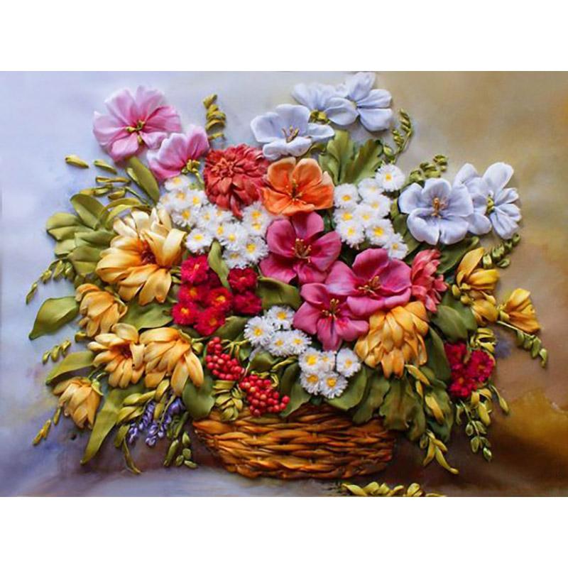 DIY 5D алмазная живопись полная круглая дрель ваза для цветов вышивка крестиком комплект настенное искусство мозаика горный хрусталь подарок домашний декор