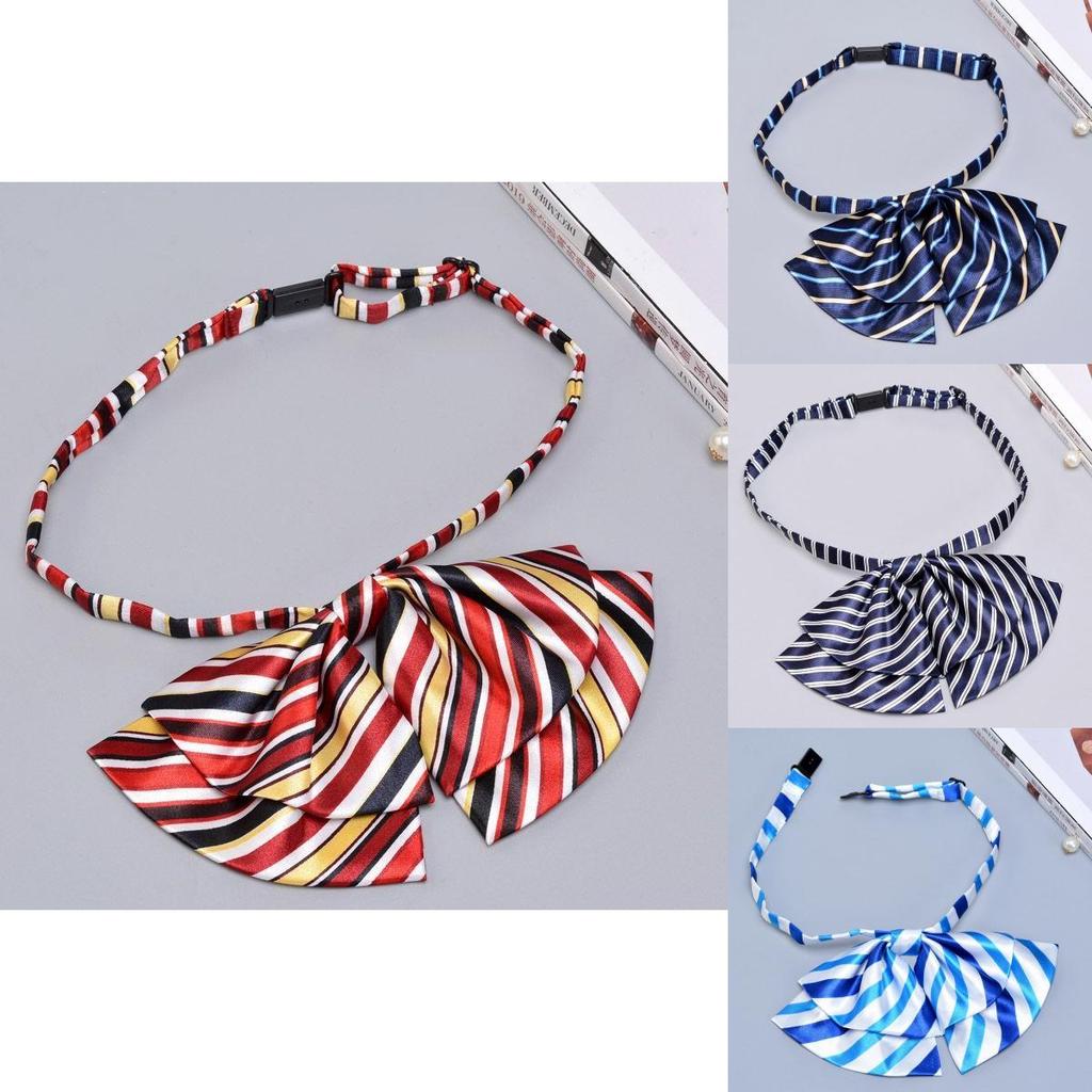 Деловой наряд Двухслойная бабочка для женщин из полиэстера с застежкой на пуговицах