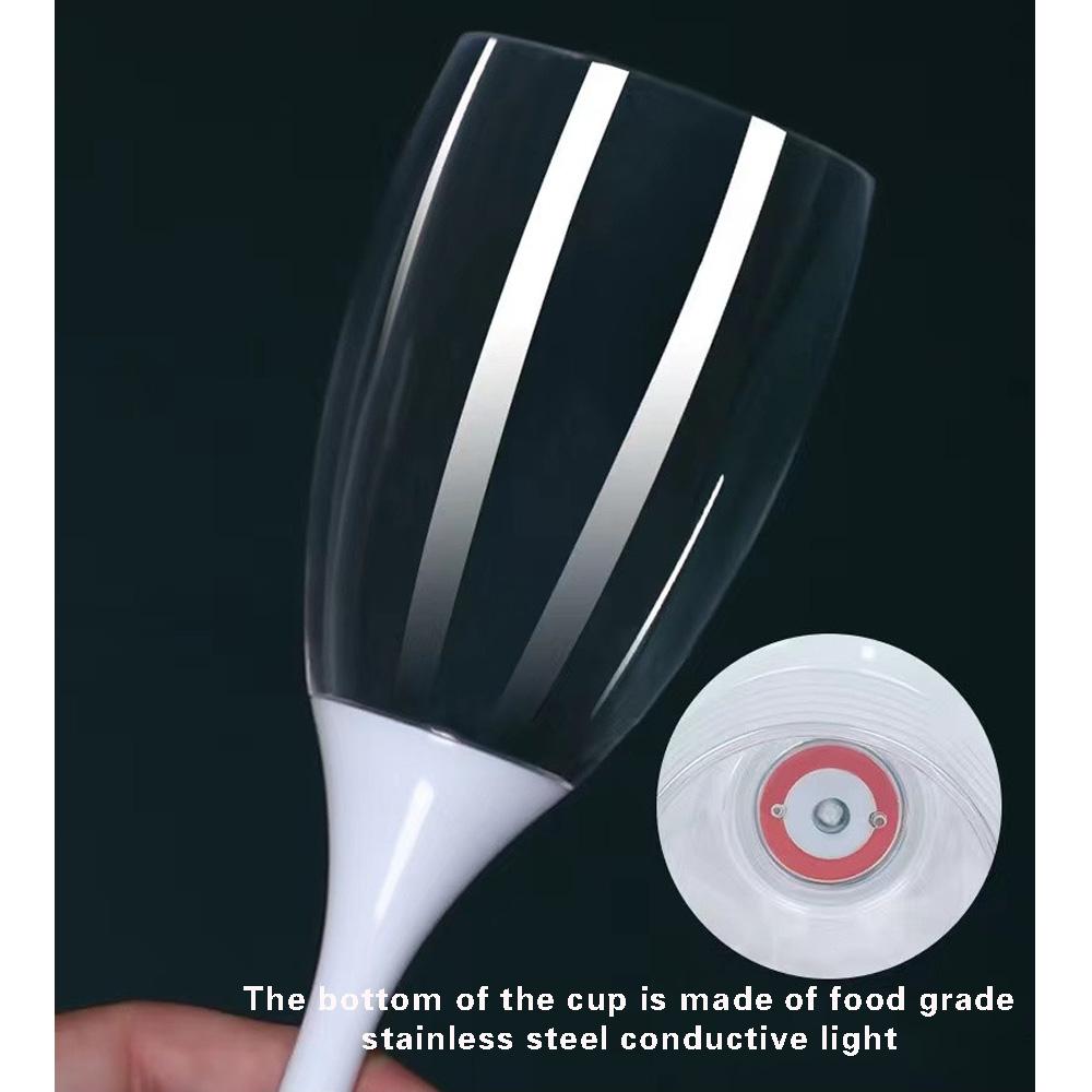 120ml Led Luminous Mug Color Changing Beer Mugs Water Sensor Light-emitting Cup for Neon Party Glow Drinkware Birthday Gift