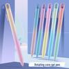 C3371 Creative Rotating Quick-Dry Gel Pen - New Macaron Colors, Frosted Barrel, Ideal for Student Exams