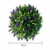 Hanging Basket Lavender Topiary Home Decoration Plastic Restaurant