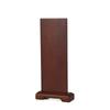 Urban Workshop Amitabha Buddha Standing Hanging Scroll (Walnut Color) Wooden Frame Buddhist Altar Accessories Mini Size 20cm High X 9cm Wide