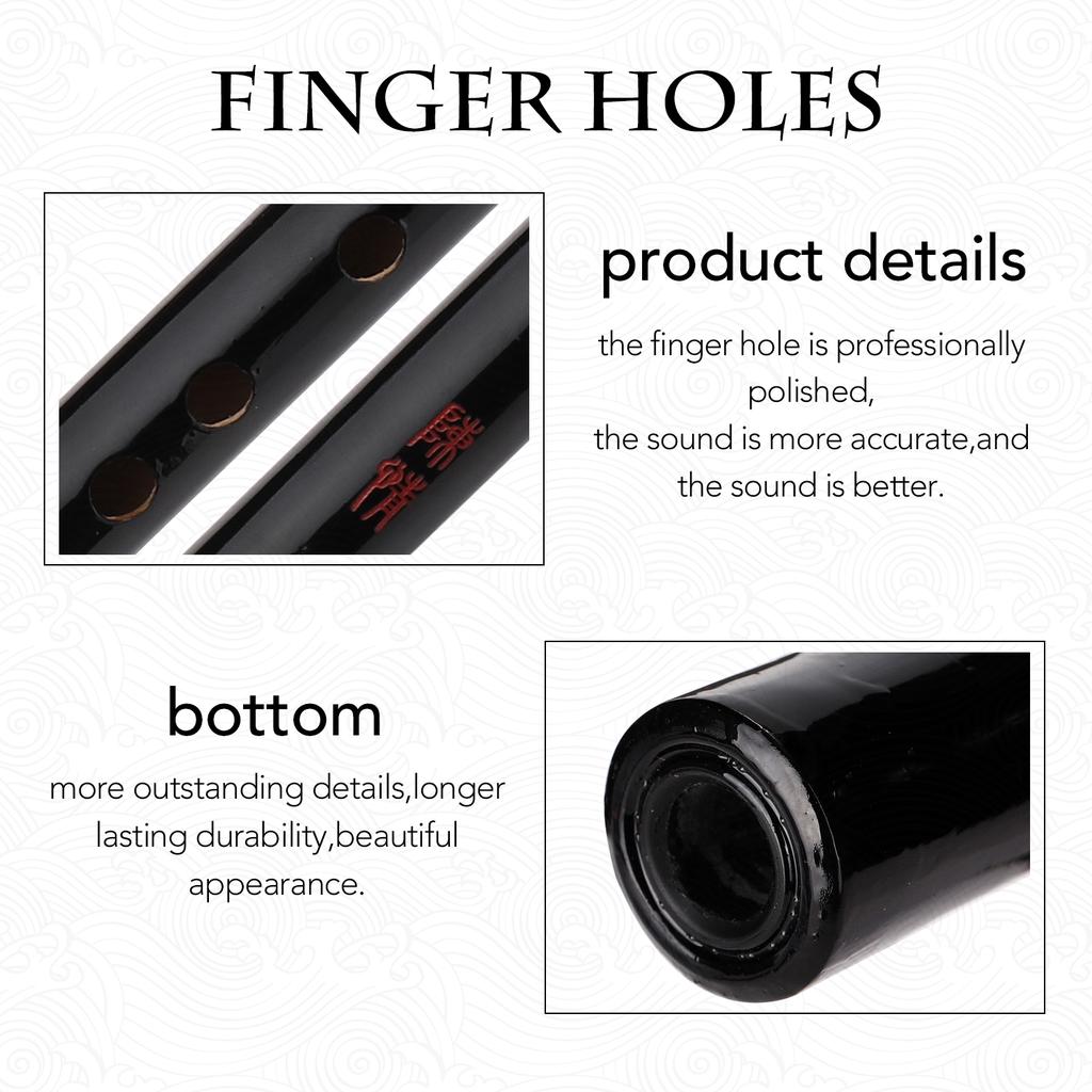 Бамбуковая флейта Деревянный духовой музыкальный инструмент Начинающий Учащийся Студент Практика Обучение Традиционный Ручной работы Профессиональный