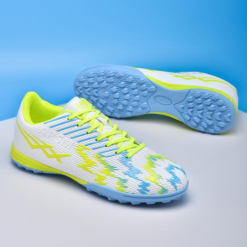 Новая внешнеторговая уличная спортивная футбольная обувь с низким верхом мужская и женская студенческая обувь для тренировок на искусственной траве с шипами