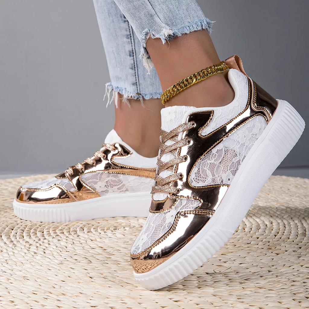 Sneakers Women Shoes Women Sport Shoes Lace White Shoes Women's Shoes Board Shoes