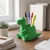 T-Rex Shaped Dinosaur Pen Holder Cute Pencil Holder Dinosaur Succulent Planter  Office Supply