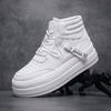 High-top Men's Shoes Casual Shoes Fashion Trendy Shoes Men's Clothing Store Thick Soles Increase Height Thick Soles Shake Fast Live Wenzhou Shoes
