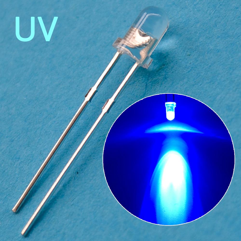 100 шт. Белый Синий Красный Желтый Зеленый 5 мм 3 мм Круглый светодиодный набор в ассортименте Ультра супер яркий светоизлучающий диод 6000-6500k лампа