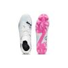 Puma Future Match Comfortable Versatile AG FG Durable Soccer Shoes Unisex Sneaker White Pink 107715-01