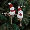 Cute Bird Ornaments Fabric Animal Pendants Christmas Gift Decorations Simulation Christmas Tree Hanging Ornaments