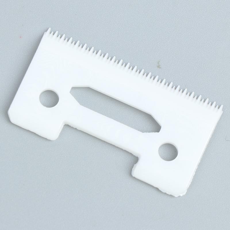 Беспроводная машинка для стрижки волос со сменным лезвием и керамическим лезвием с 2 отверстиями и неровными зубьями