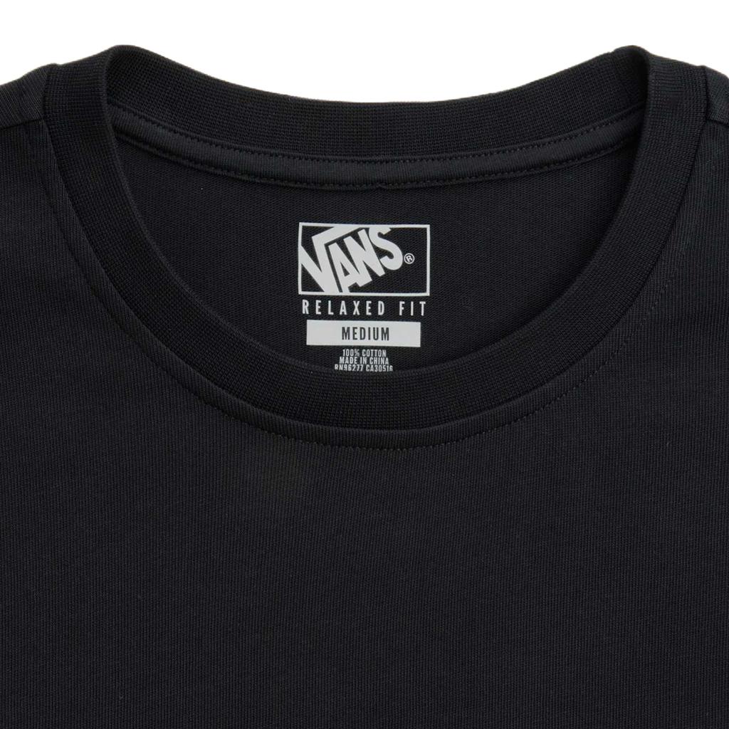 Vans X Коллаборация Юсуке Ханаи Футболка с круглым вырезом, принтом и длинным рукавом, унисекс топы VN000SPSBLK