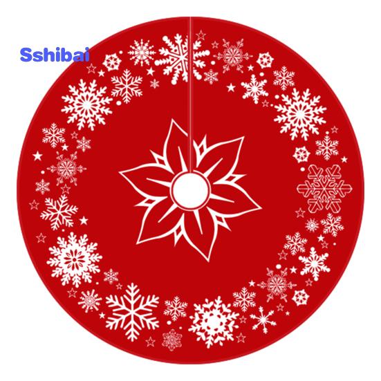 Юбка «Рождественская елка», яркий цвет, простая установка, снежинка, принт лося, круглый большой коврик для рождественской елки, декор