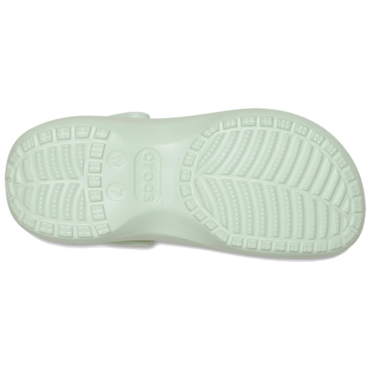 Crocs Classic Platform Clog Comfortable Simple Clogs Women Clogs Light-Green 206750-3YF